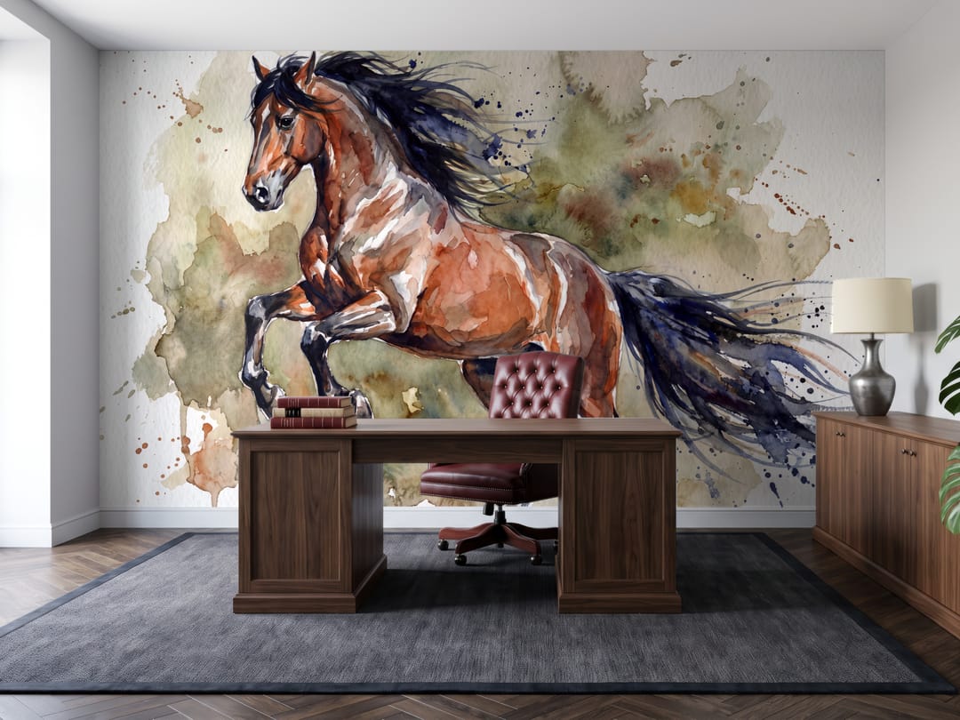 Stjernelyst galopp mural