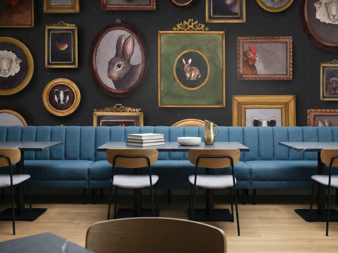 Lamplight Lineage mural
