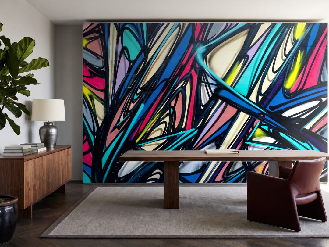 Opal Reverberation mural