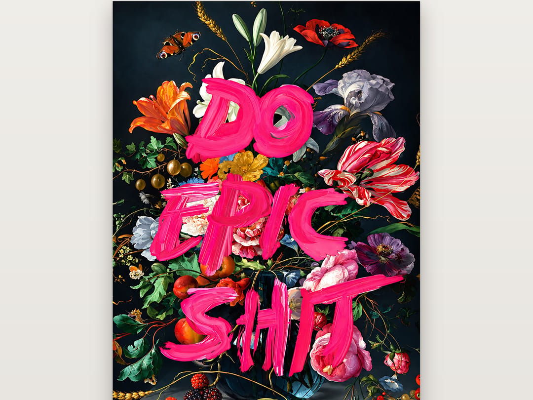Hot Pink Still Life poster