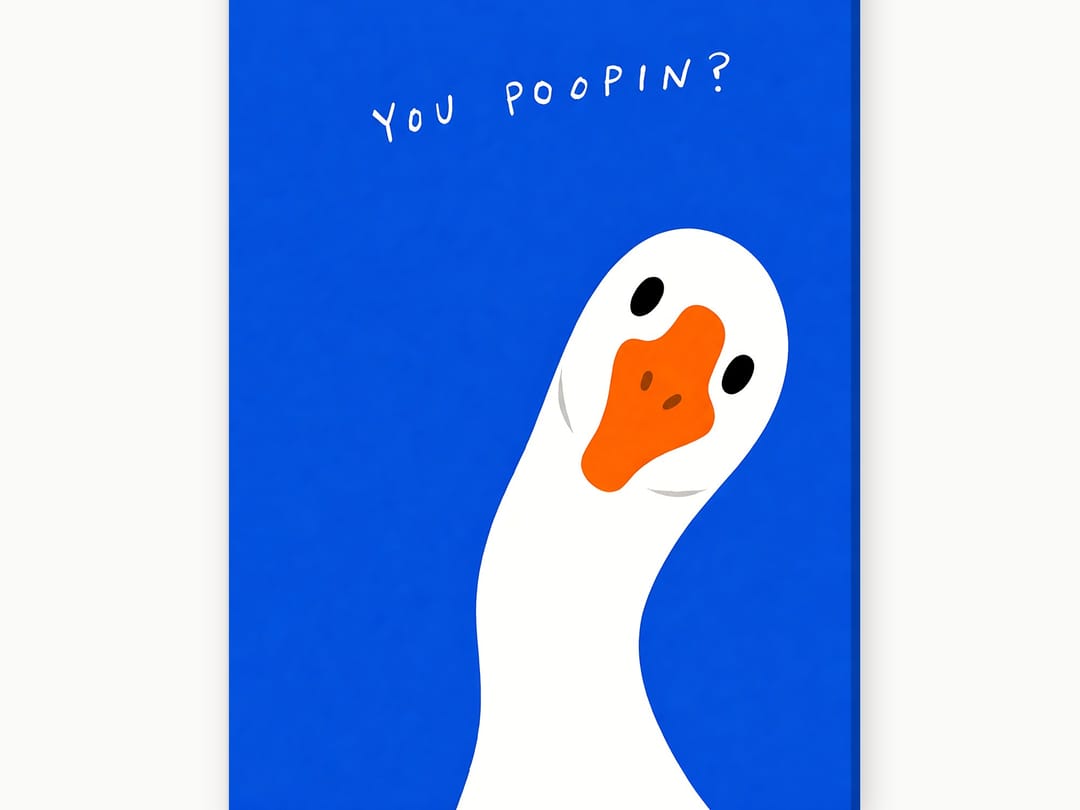 Nosy Goose canvas
