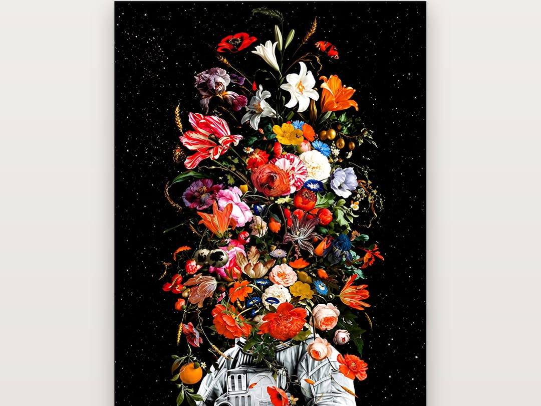 Blooming Spacewalk poster
