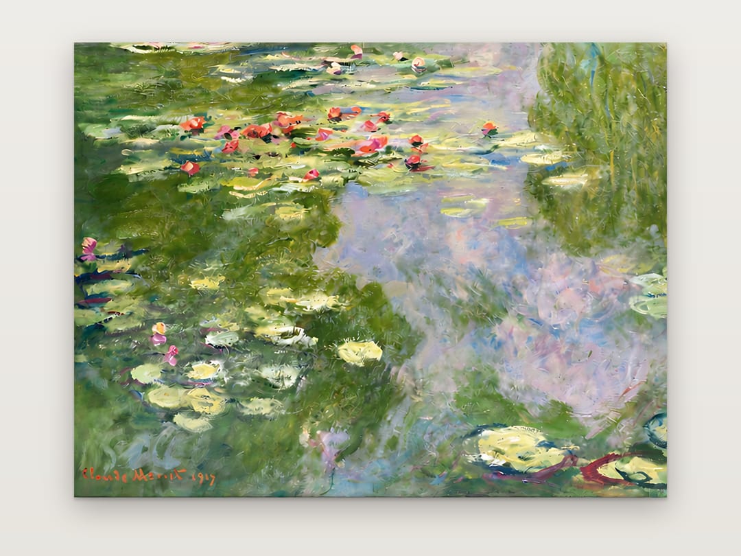 Lily Pond Reflections poster
