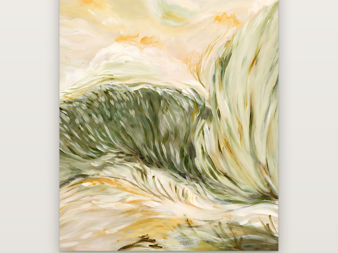 Sage and Honey Wave poster