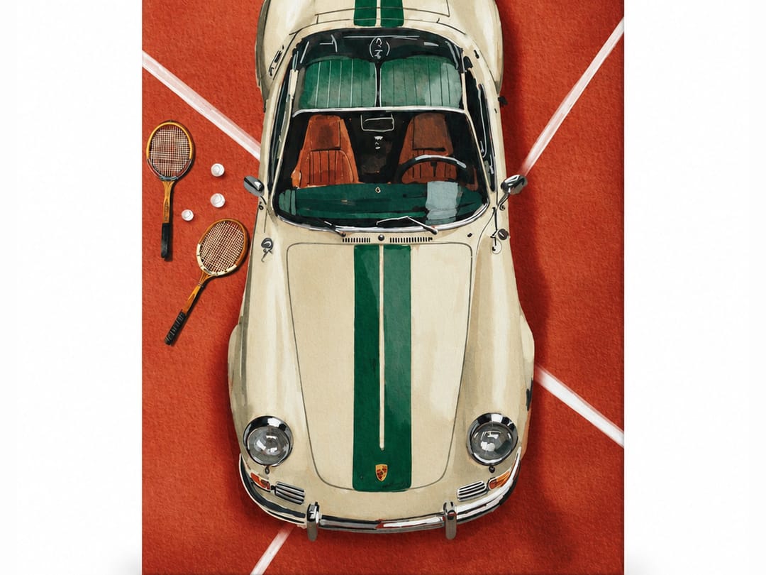 Clay Court Coupe canvas