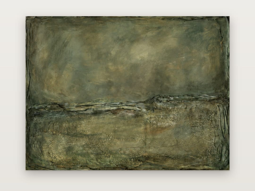 Lichen Moor in Fog poster