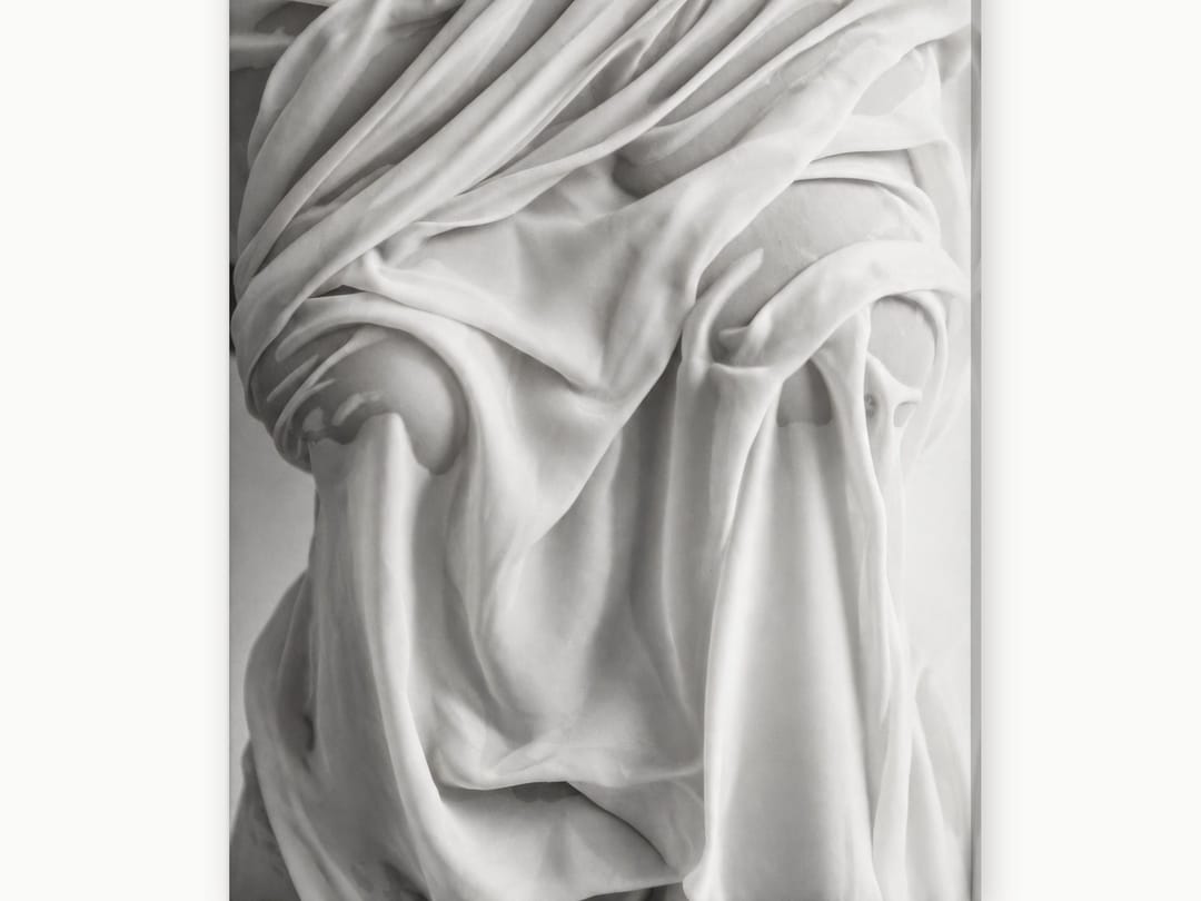 Draped in Marble canvas