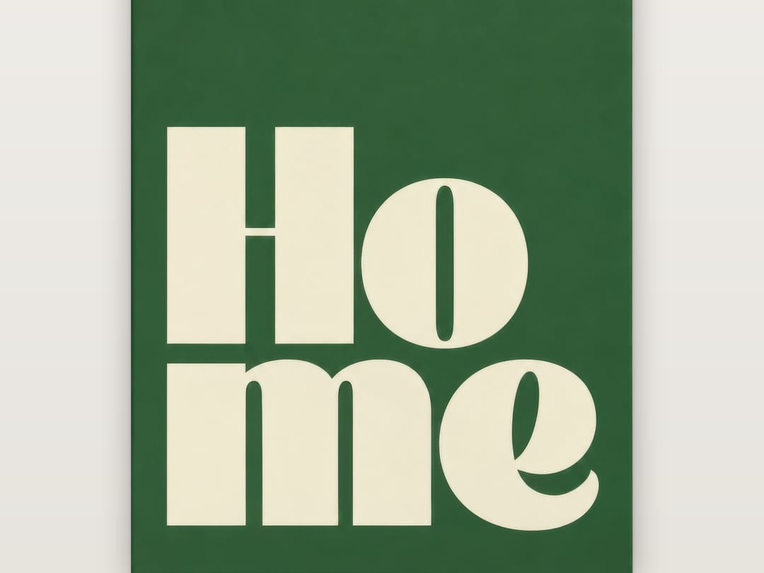 Forest Green Welcome poster
