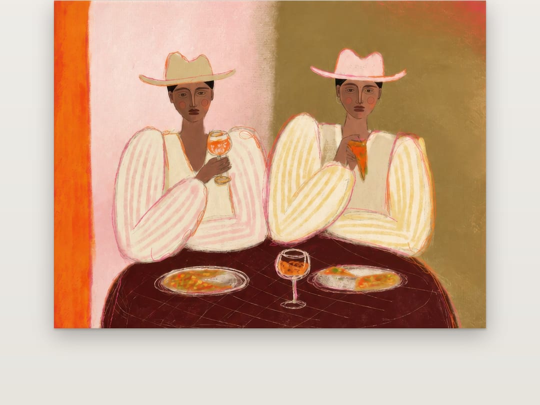 Cowboy Hats and Pizza poster