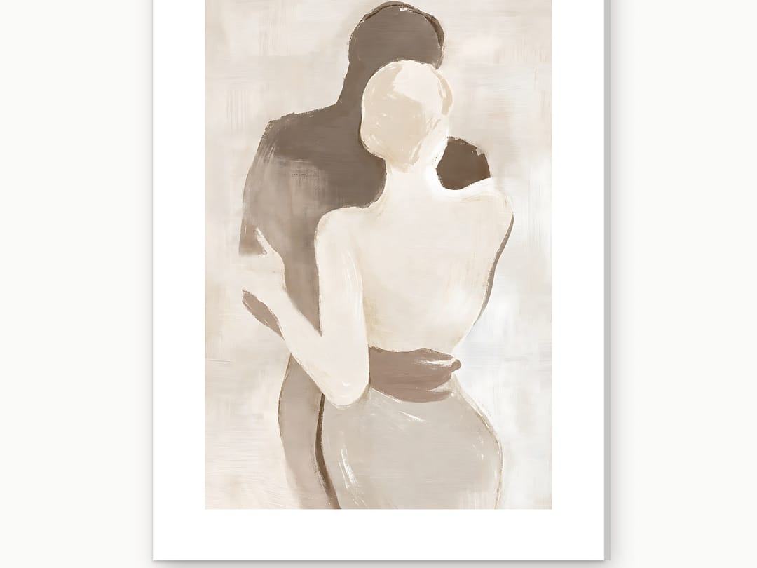 Linen Embrace canvas