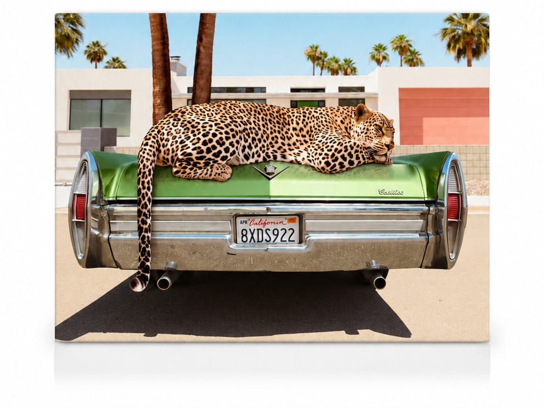 Mint Cruiser Leopard canvas
