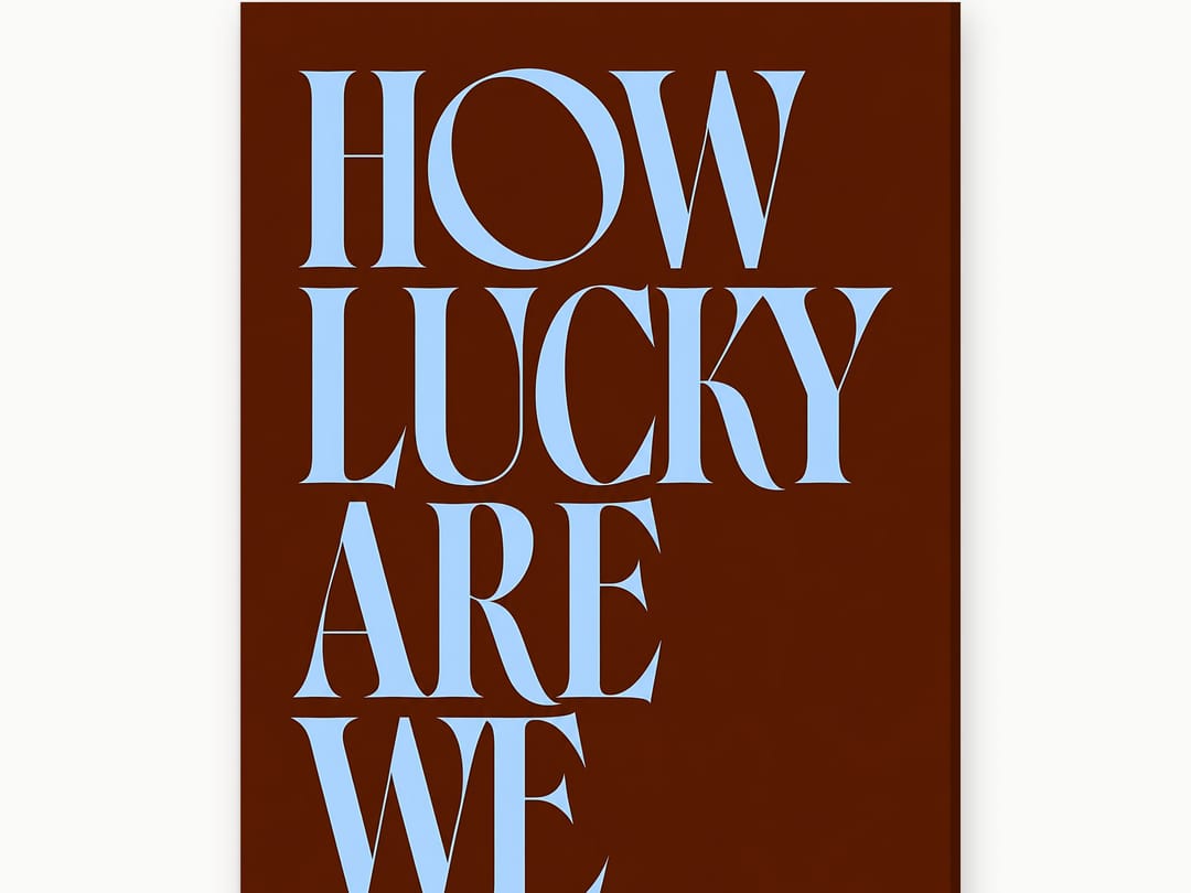 Counting Our Luck canvas