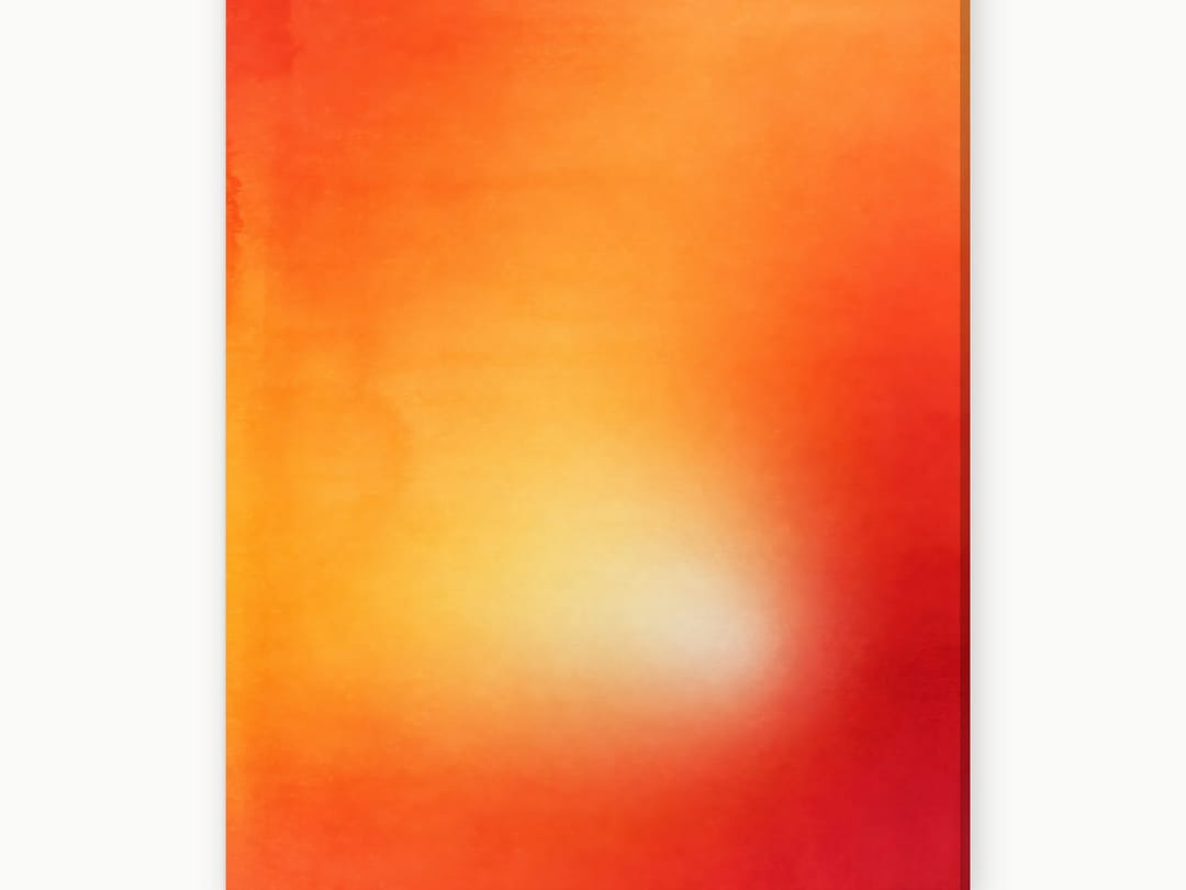 Persimmon Haze canvas