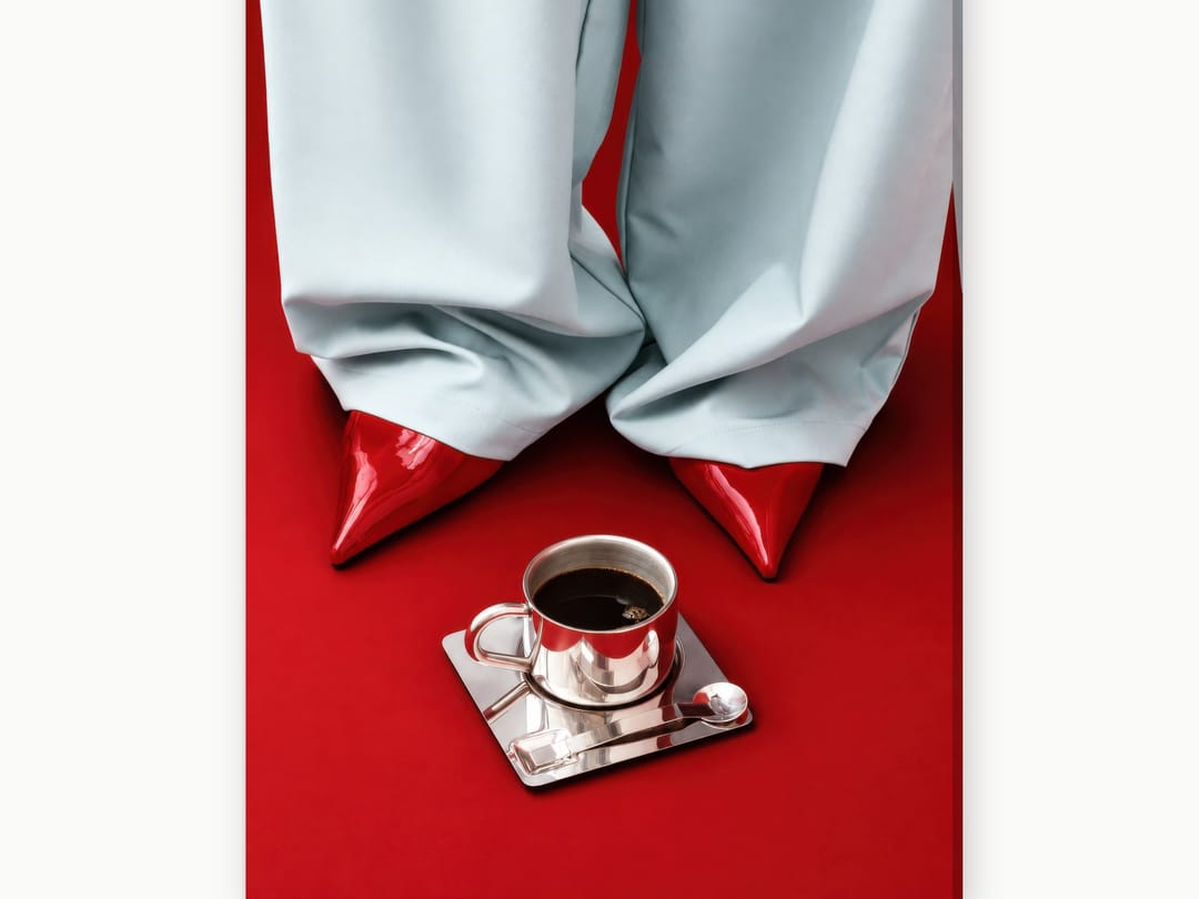 Espresso at Her Feet canvas