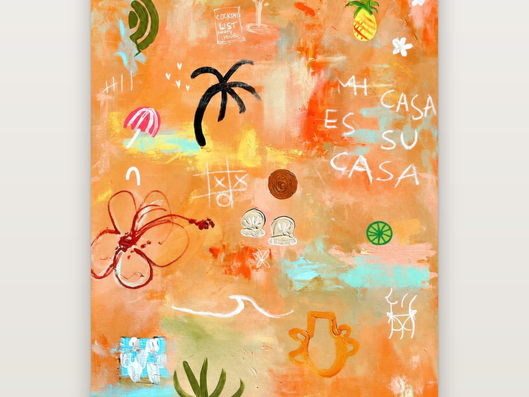 Happy Hour Doodles poster
