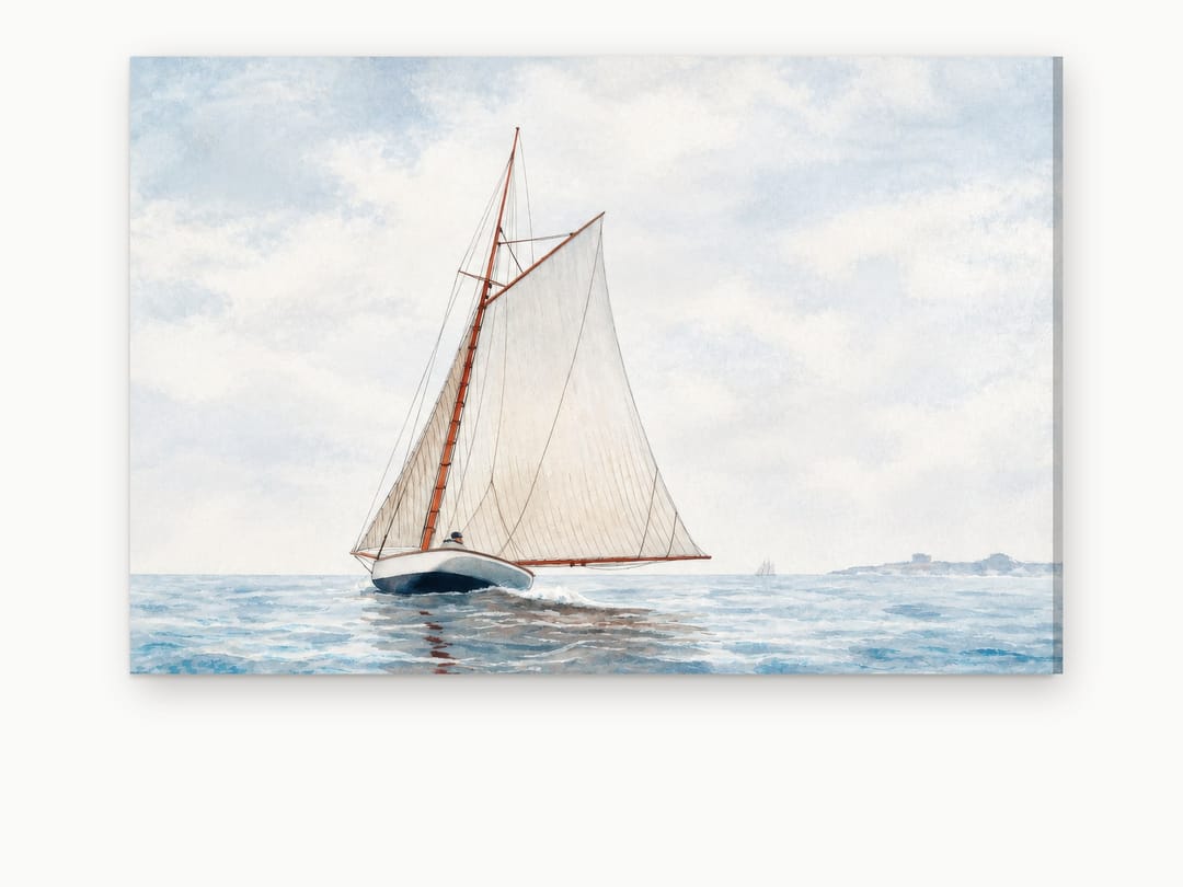 Cutter Under Full Sail canvas