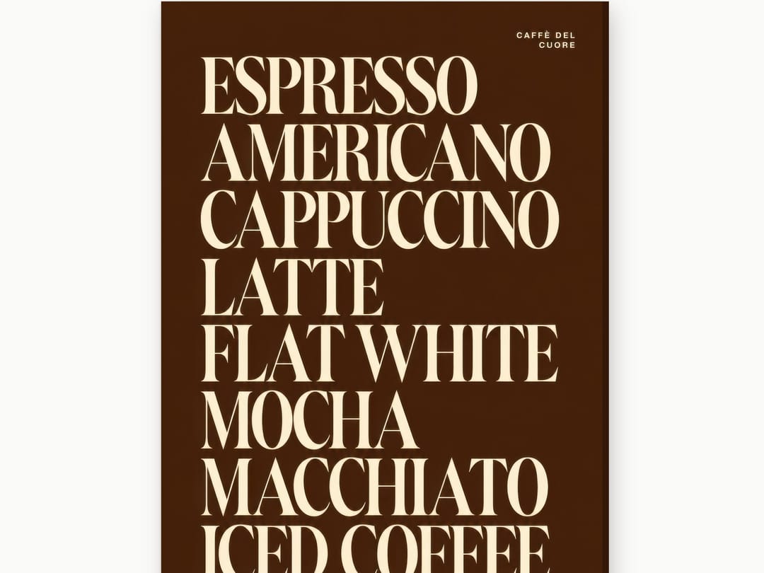 Espresso to Iced Coffee canvas