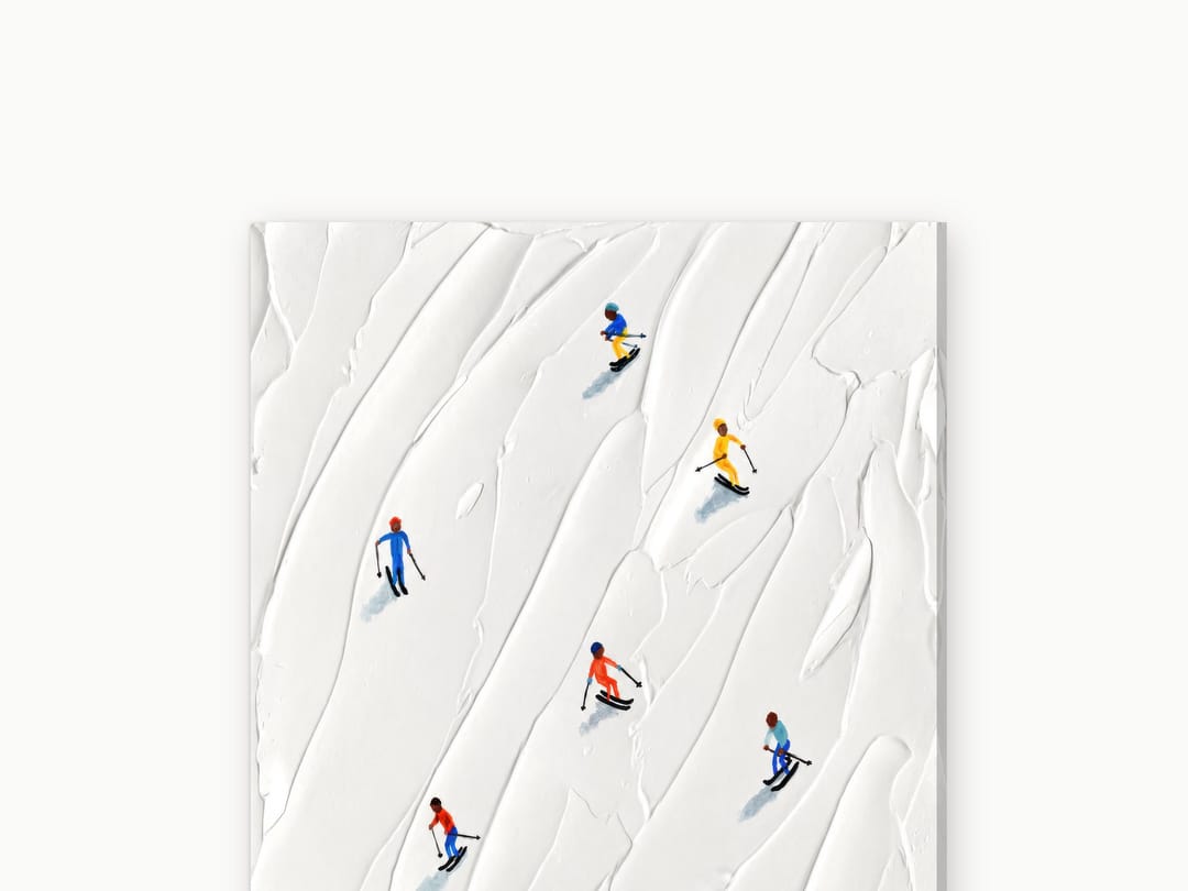 Palette Knife Piste canvas