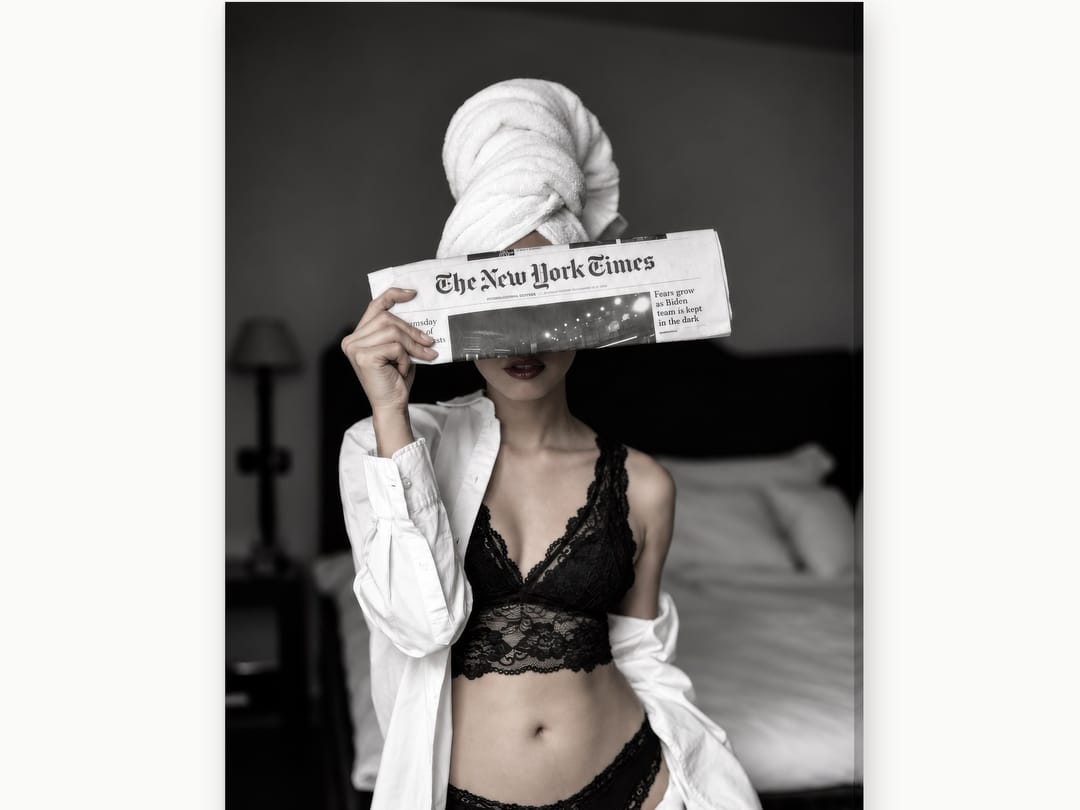Towel Turban Headlines canvas