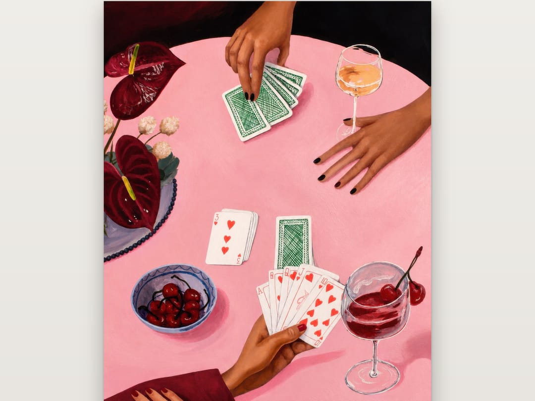 Cherry Wine Card Night poster