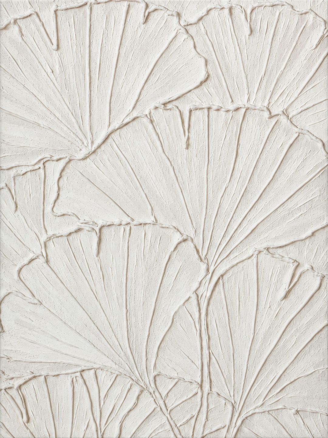 White Ginkgo Relief