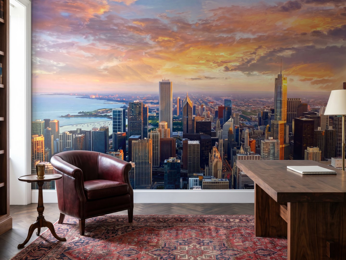 Clementine Skyline mural