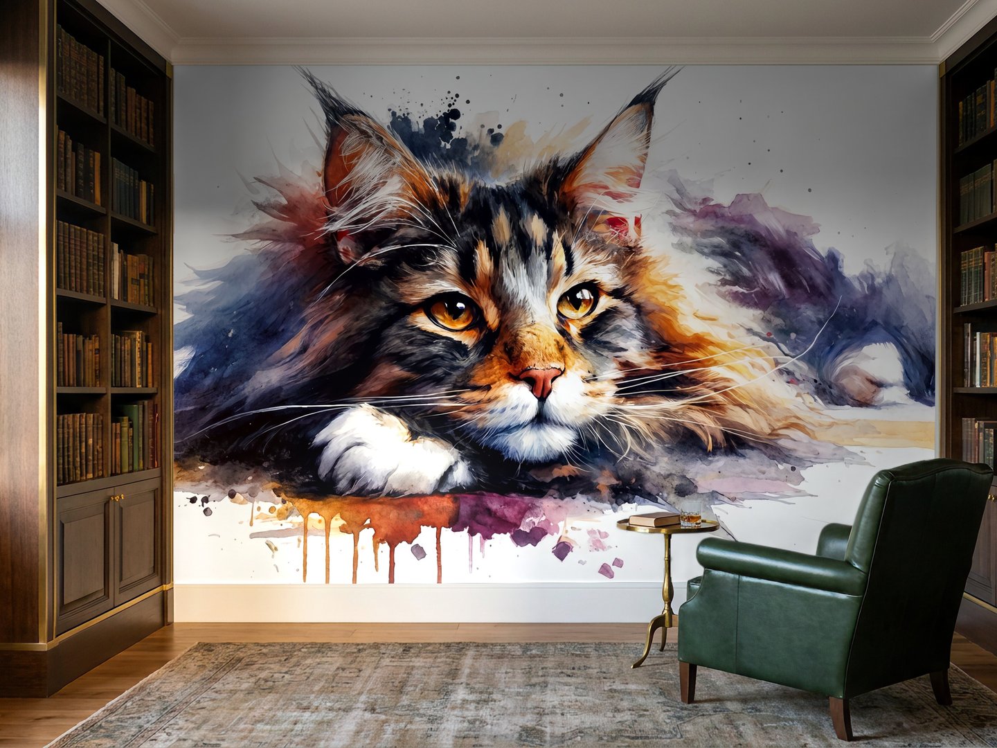 Feline Reverie mural