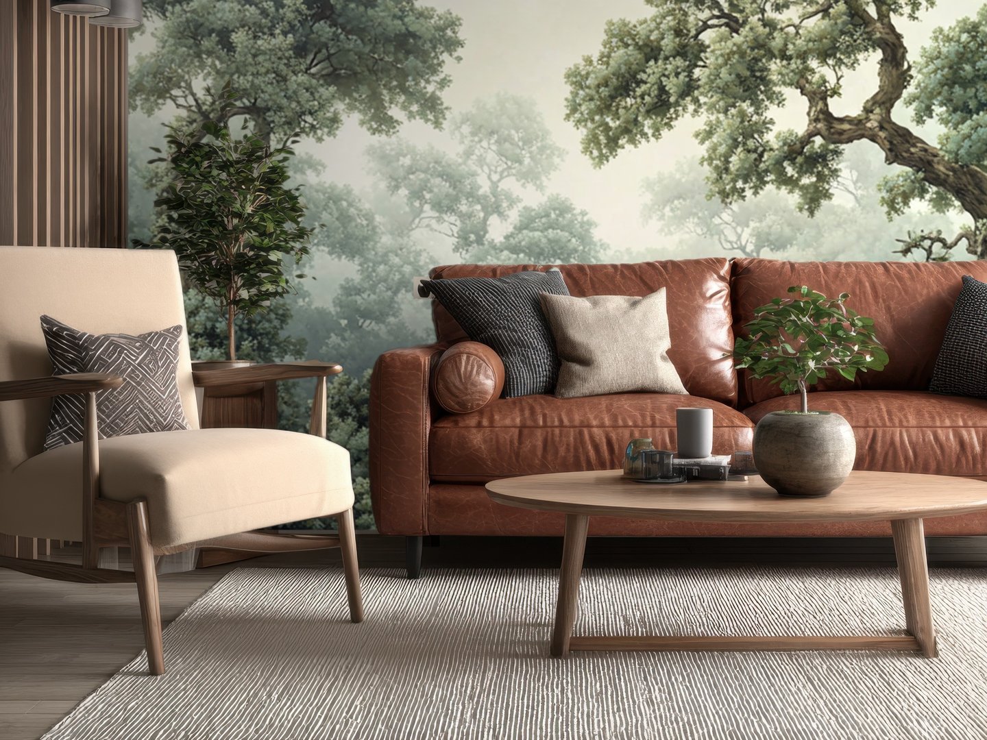Boscage Reverie mural