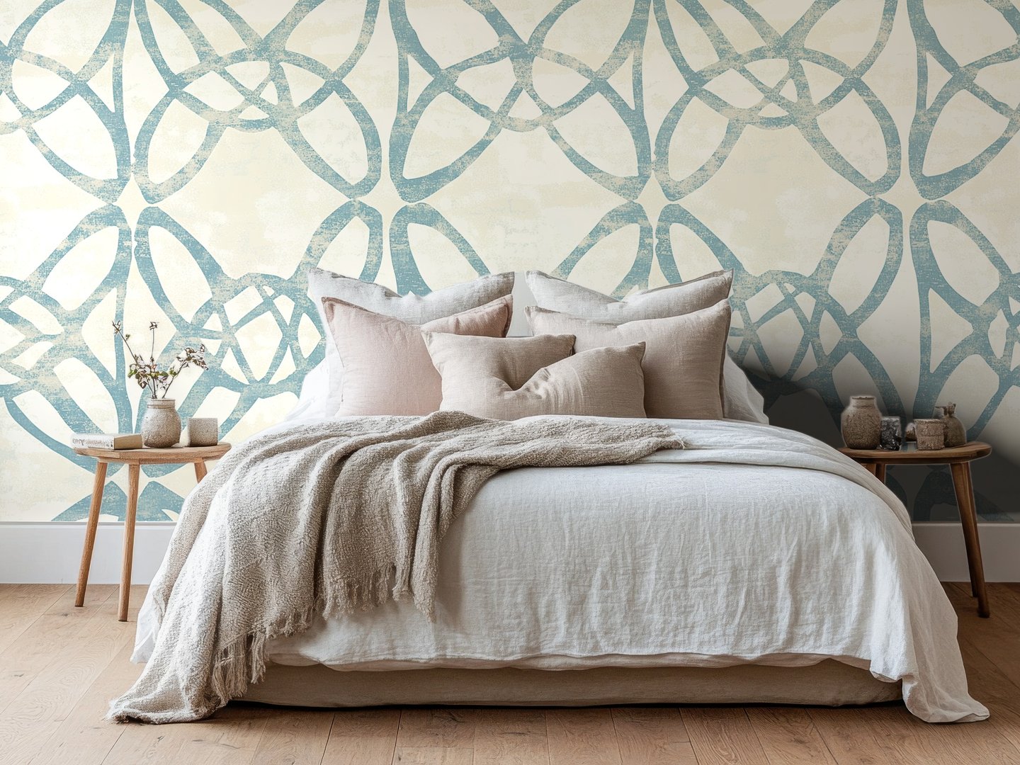 Latticework wallpaper