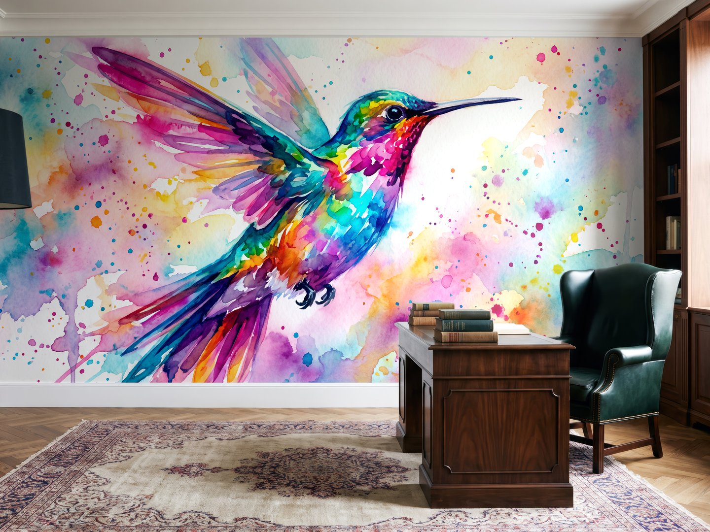 Hummingbird Voyage mural