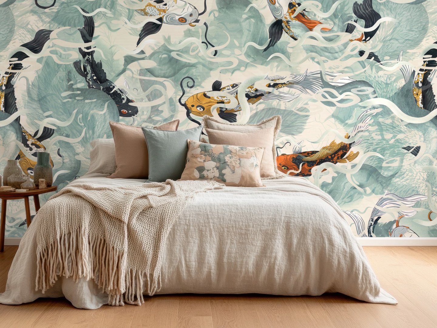 Koi serenata mural