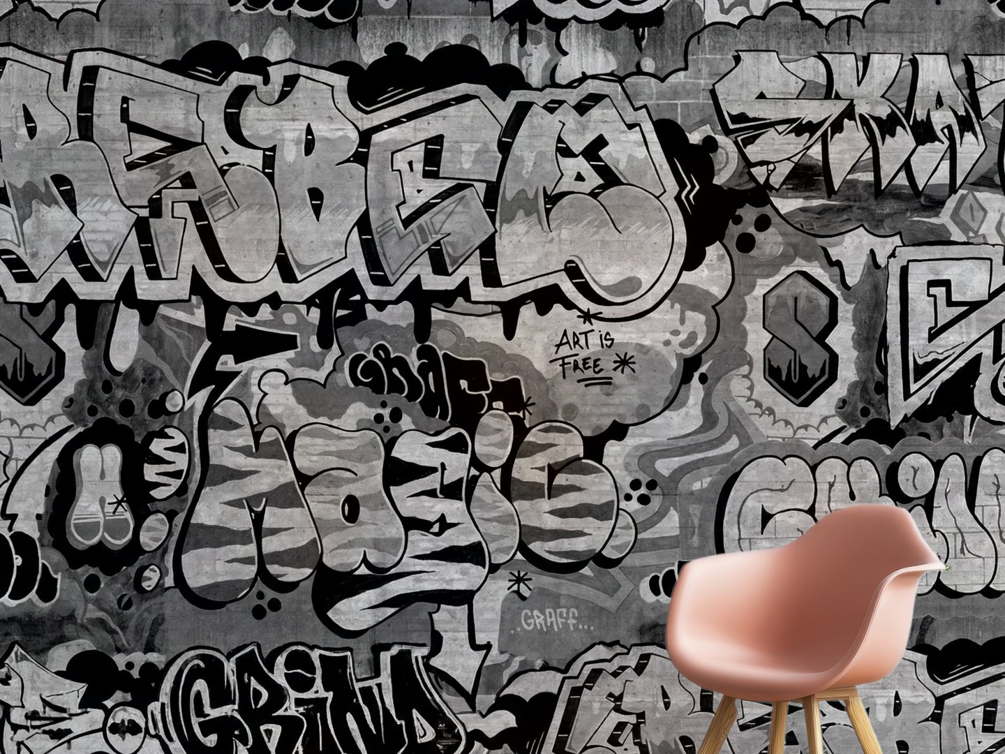 Graffiti mural