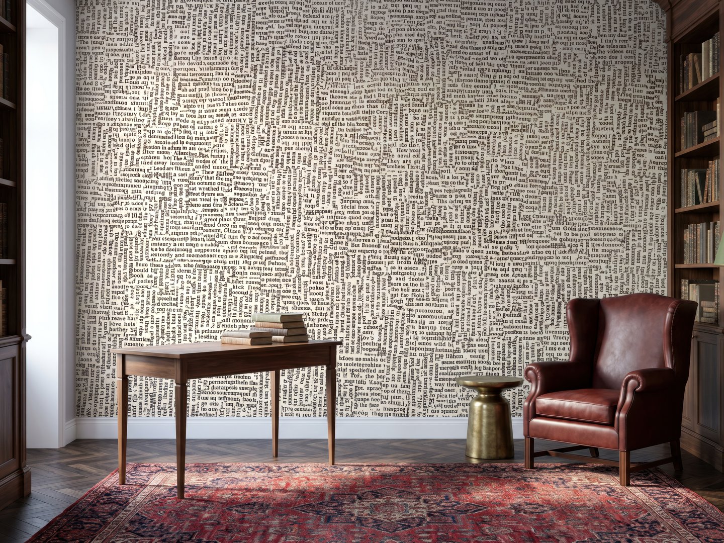 Ligature Tapestry mural