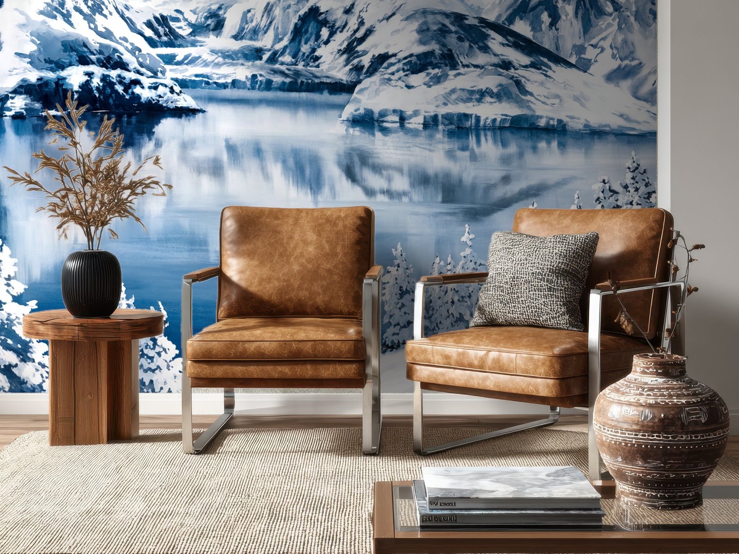 Glacier mural