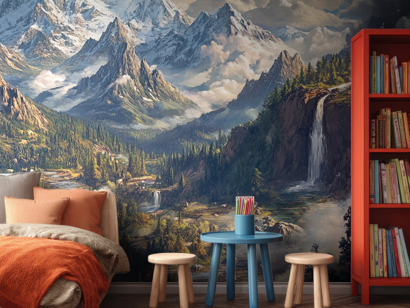 Obsidian Meadow mural