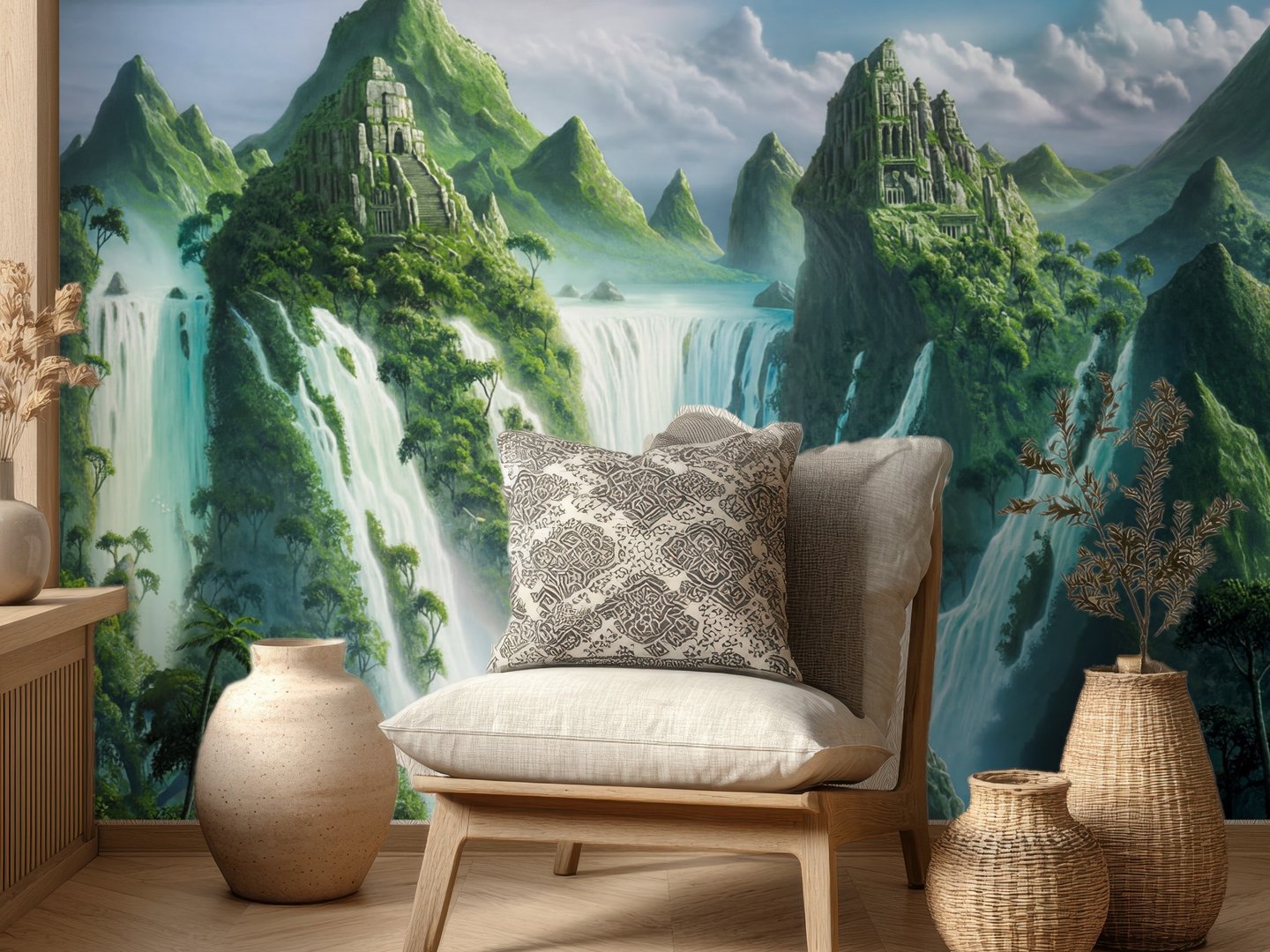 Aquamarine Pinnacle mural