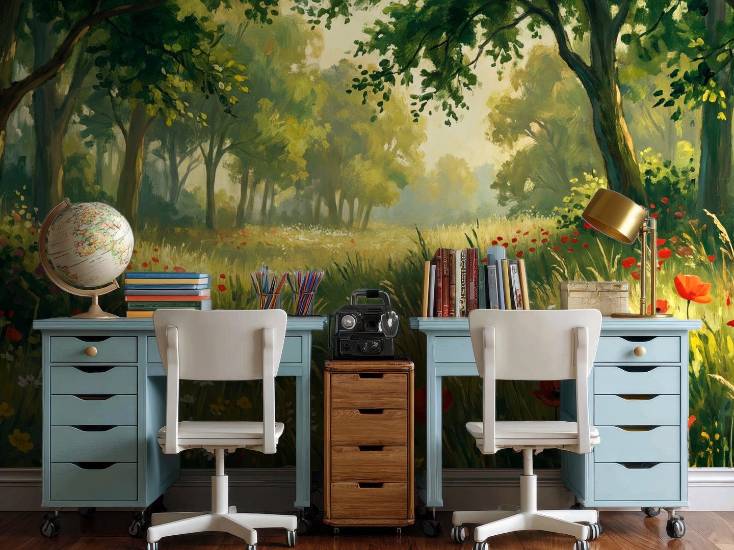 Morning Meadow mural