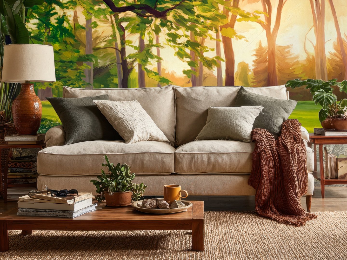 Woodland Folio mural