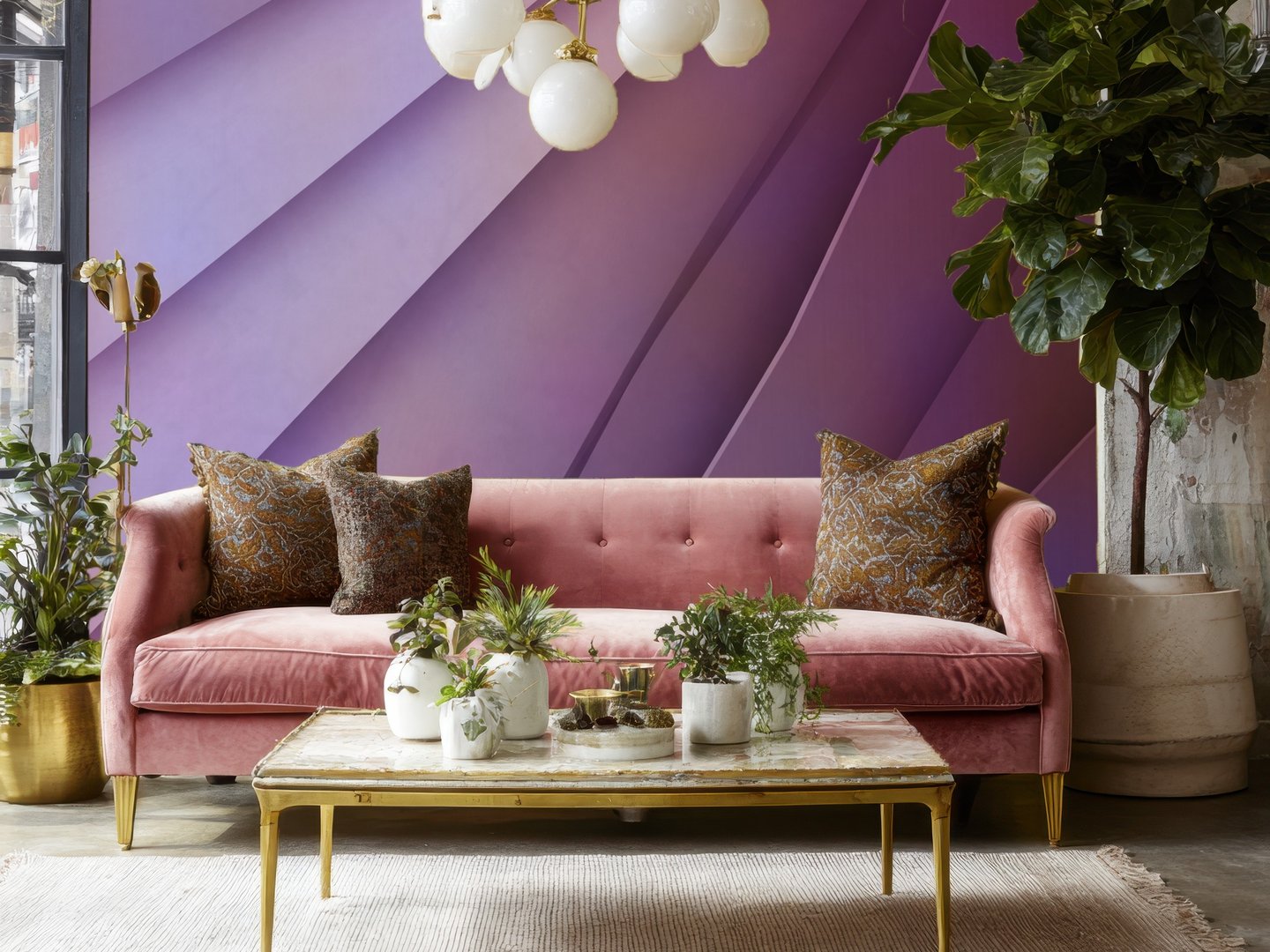 Himmelske buer mural