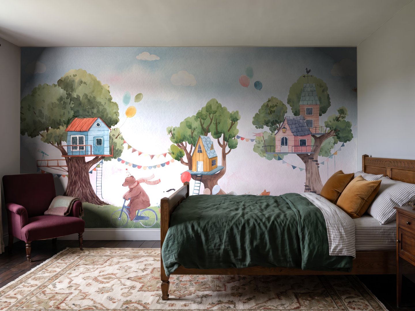 Treehouse Serenade mural