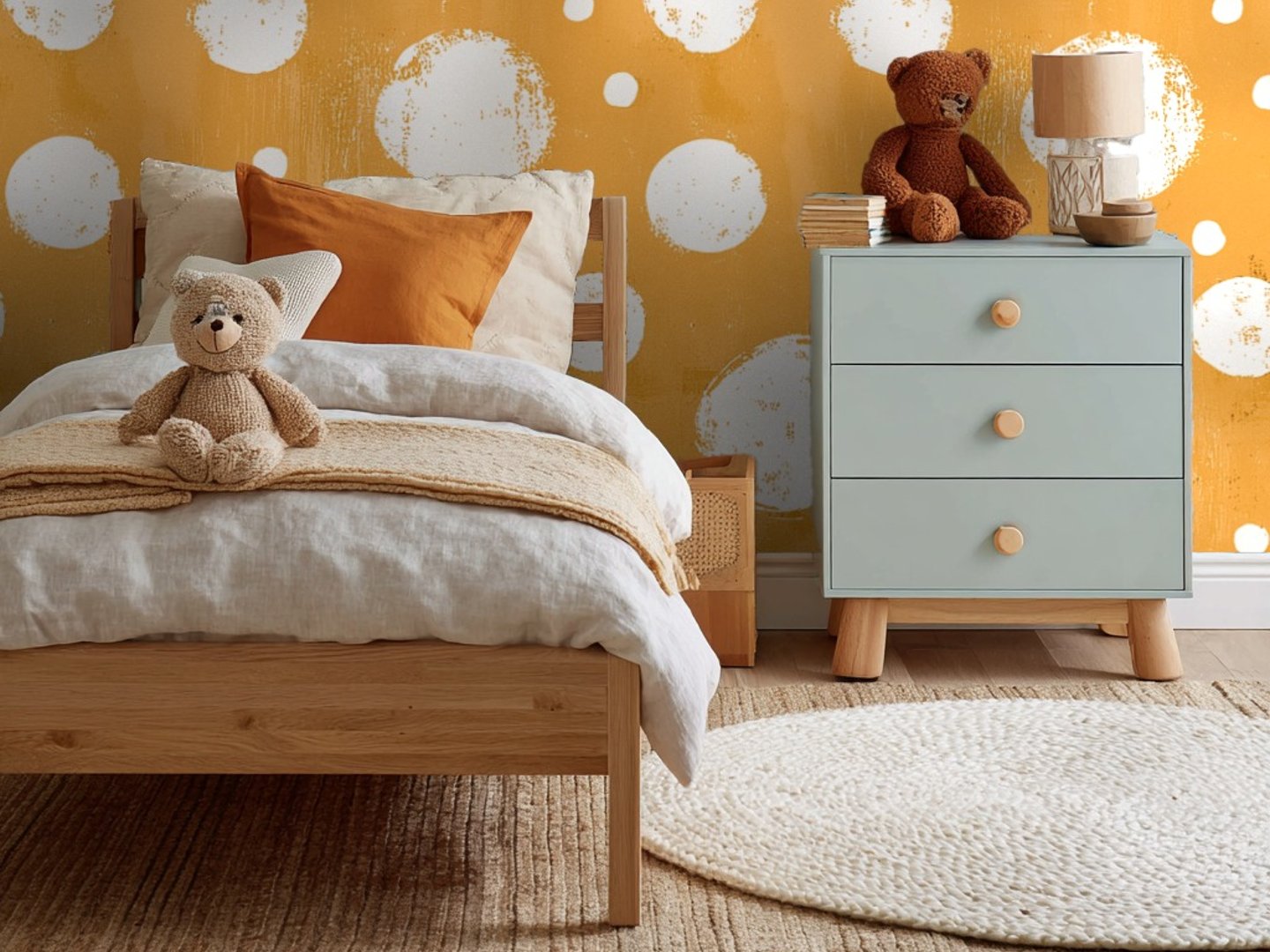 Sunburst Dots wallpaper