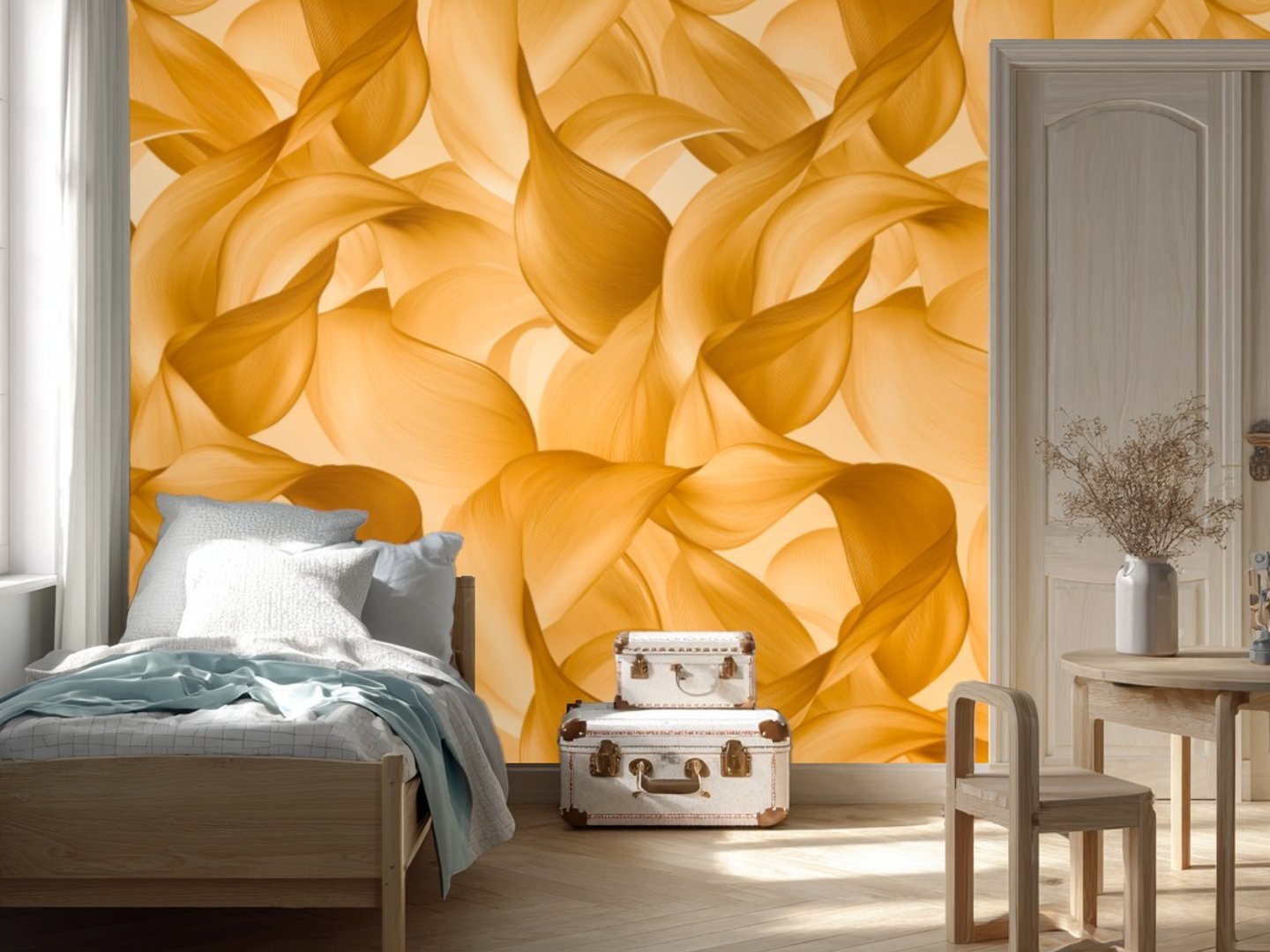 Desert Bloom Waves wallpaper
