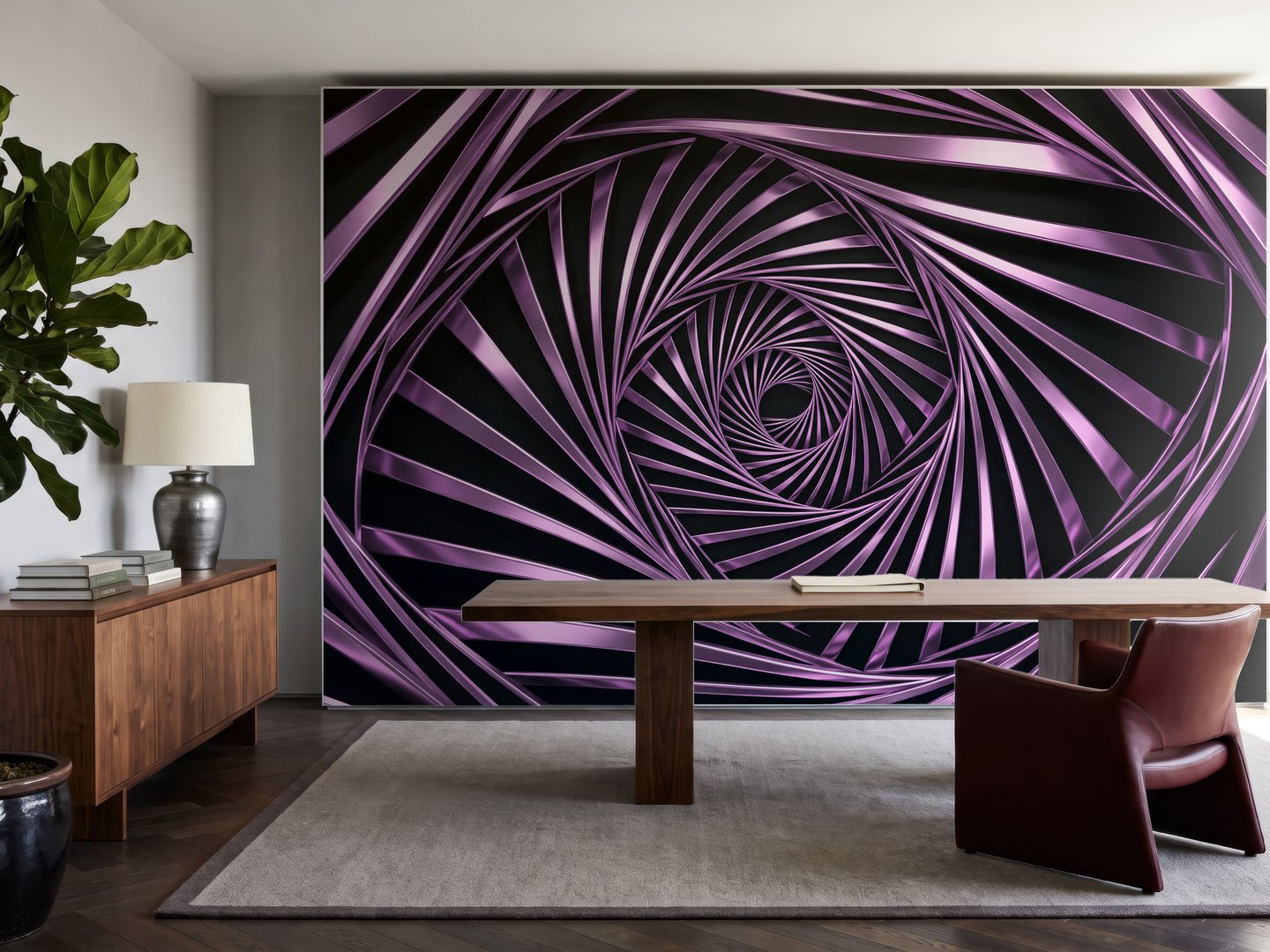 Spiral mural