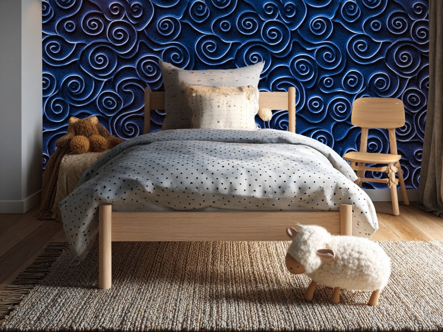 Gilded Swirl Dream wallpaper