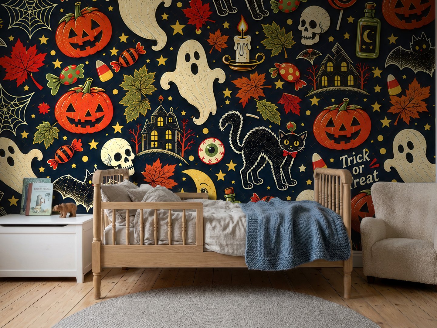 Cobweb Confection mural