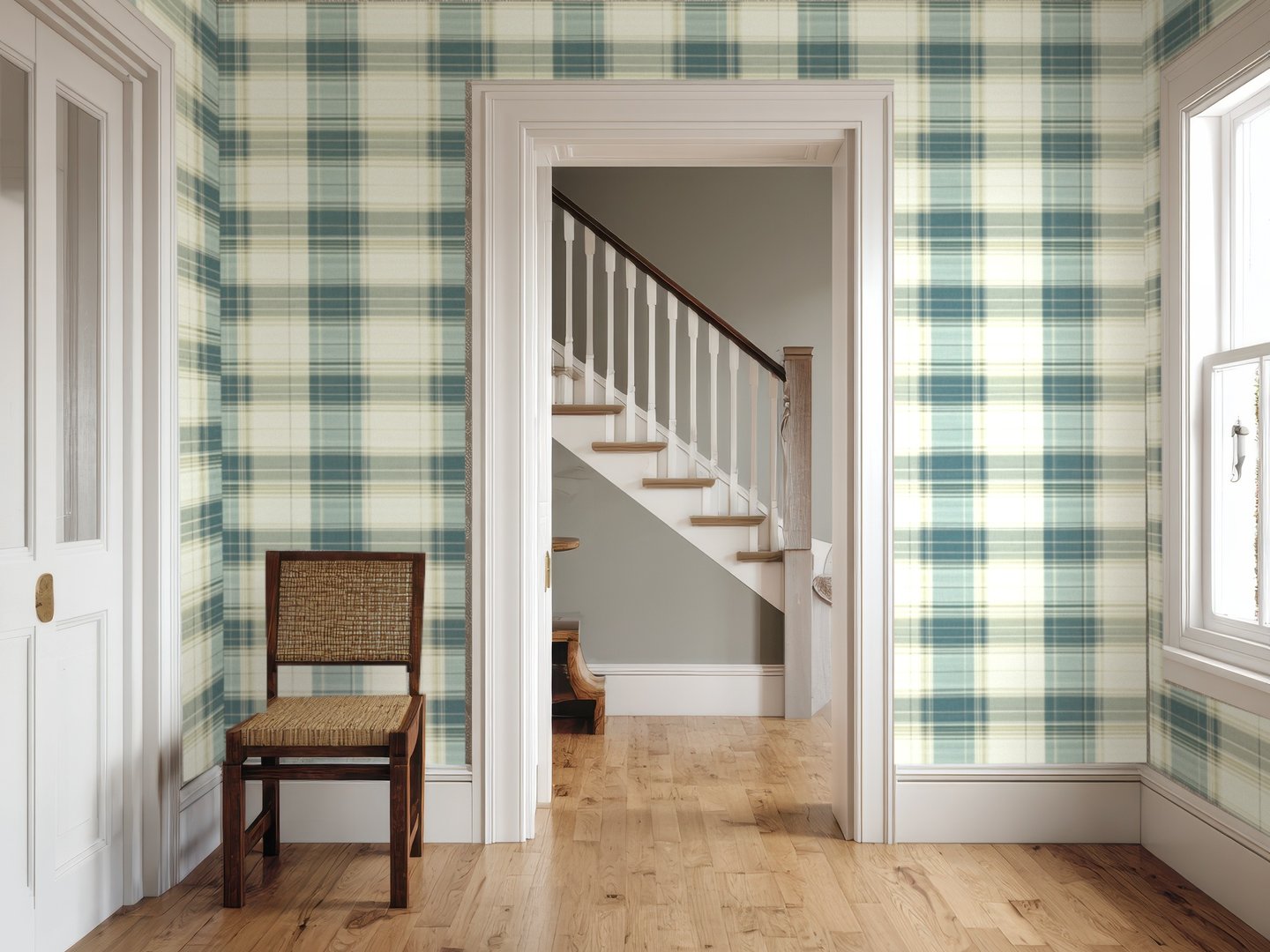 Leinwand-Tartan wallpaper