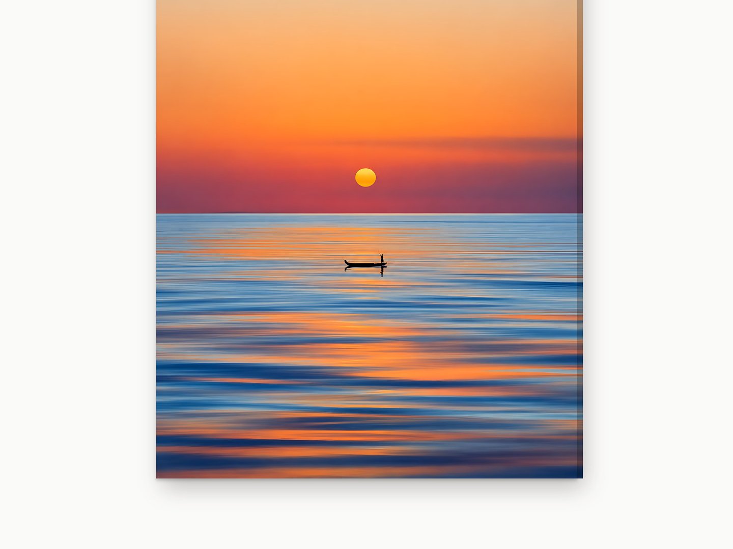 Tangerine Horizon canvas