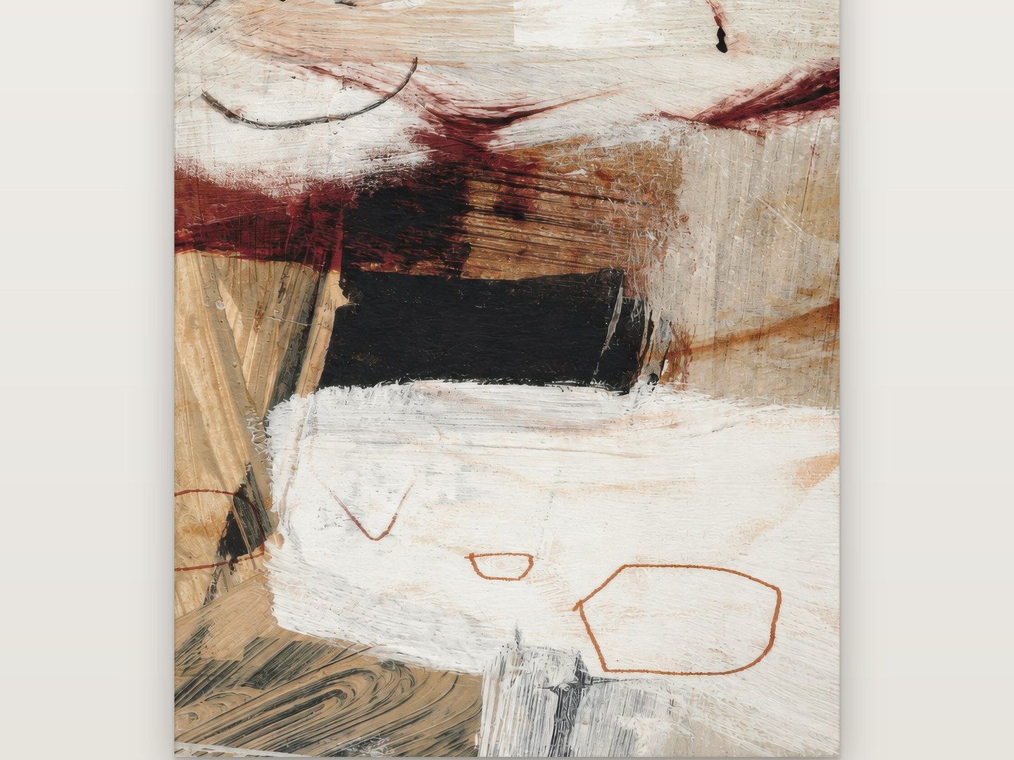 Oxblood Over Chalk poster