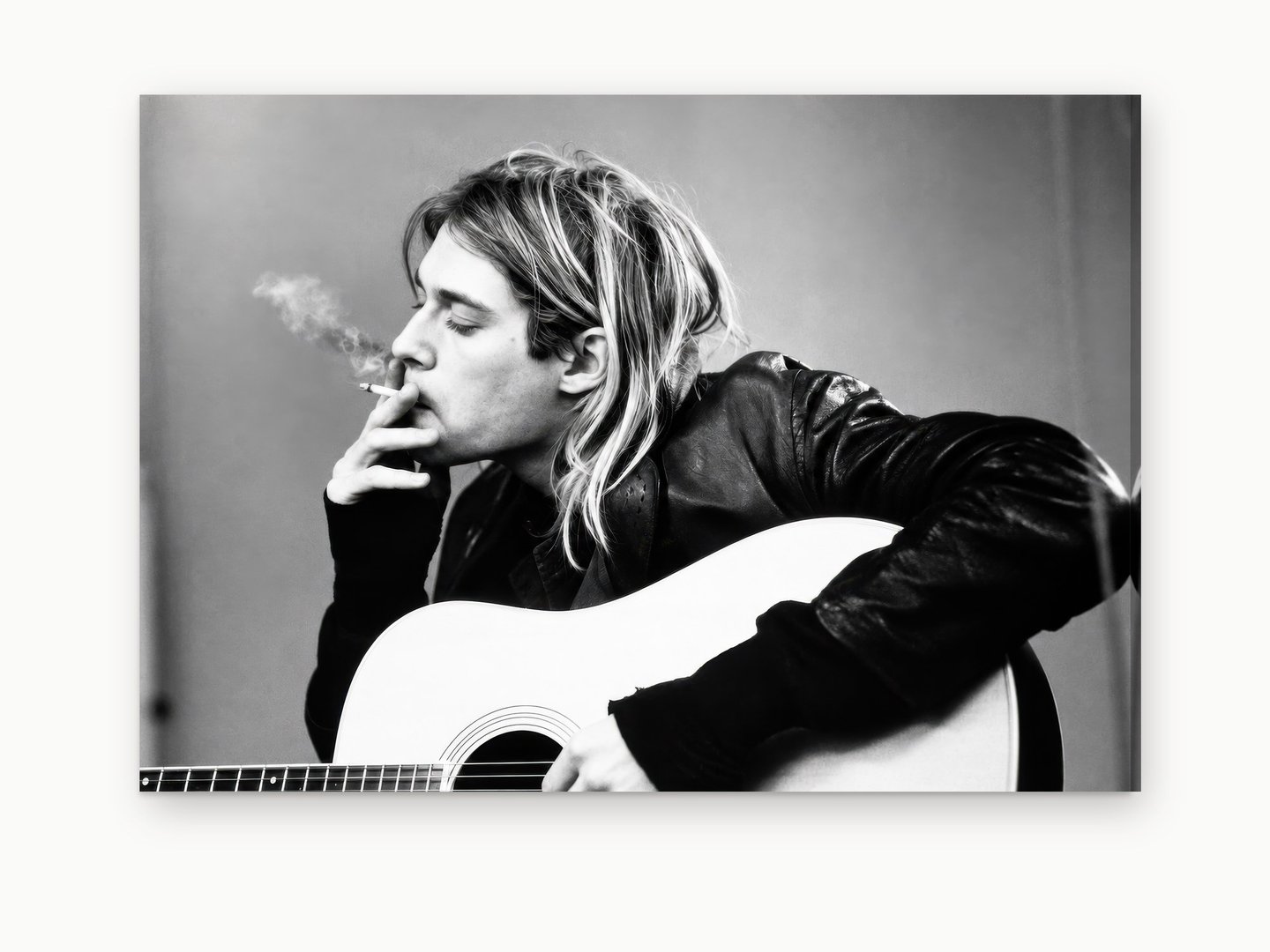 Smoke and Six Strings canvas