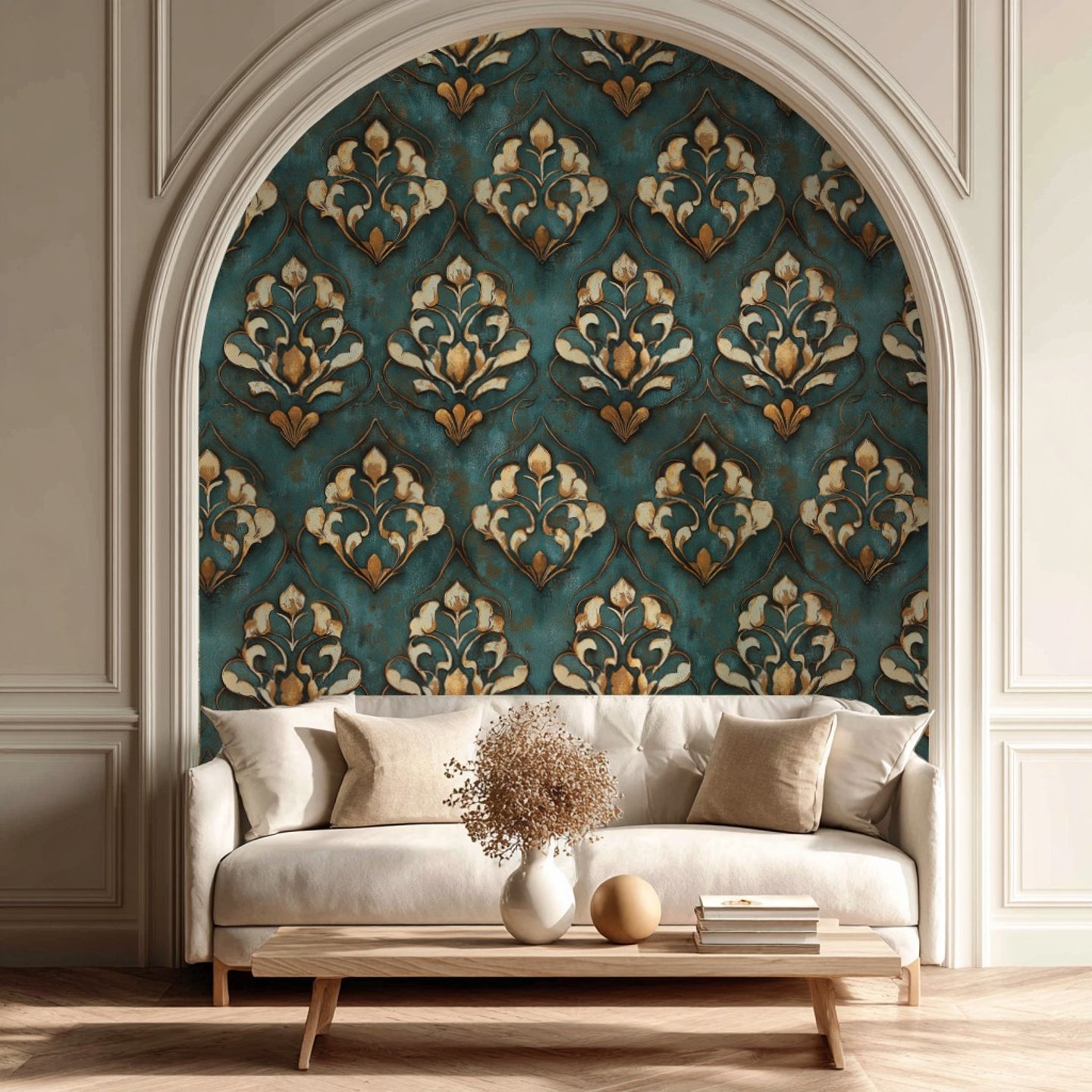 Golden Emblem Luxe wallpaper